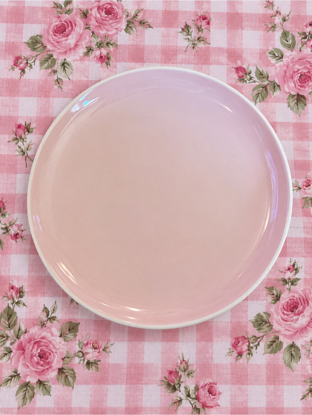Better Homes & Gardens Vivian Pink Ceramic Salad Plate
